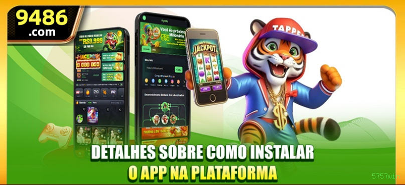 Aplicativo móvel 5757win para iOS e Android